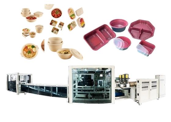 Plate Take Away Food Container Making Machine 60mode Min